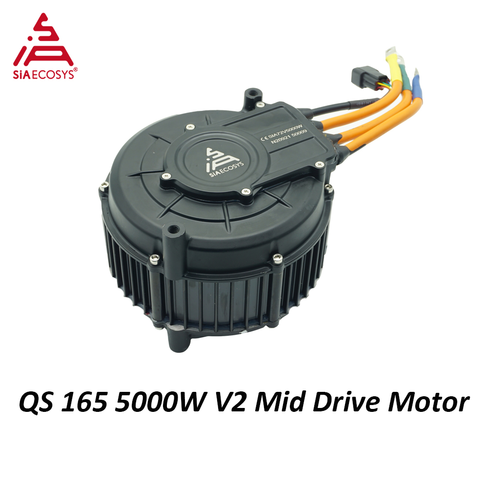 QSMOTOR QS165 5000W 35H PMSM M - огляд і ціна Fardriver Nd72850 Controller